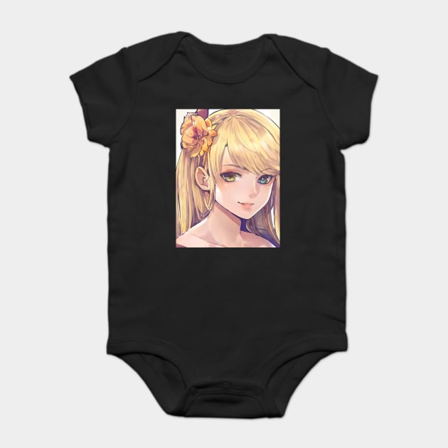 anime  girl cosplay Baby Bodysuit by animegirlnft